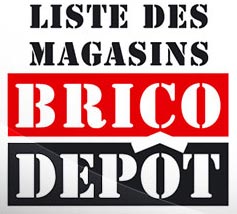 carte de france des brico dépôt