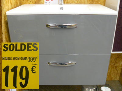 meuble de salle de bain Brico Dépôt