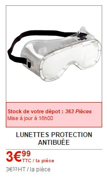 lunettes brico depot