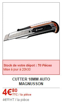 cutter bricodepot