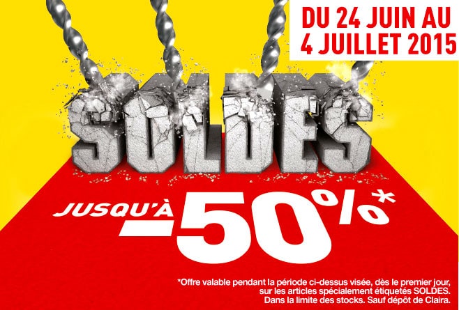 Soldes chez Brico Dépôt