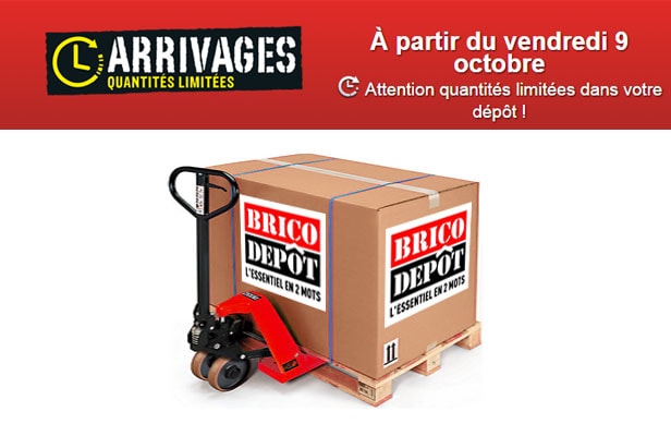 arrivages brico dépot