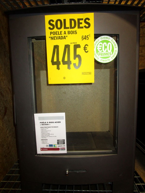 les soldes de poêles à bois brico depot