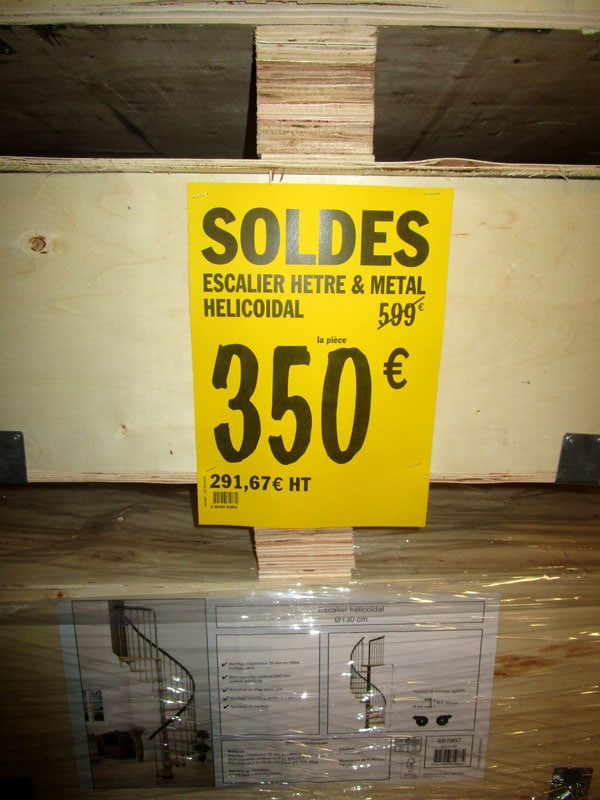 soldes brico depot escalier