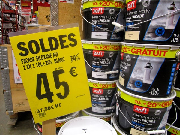 soldes peinture brico depot