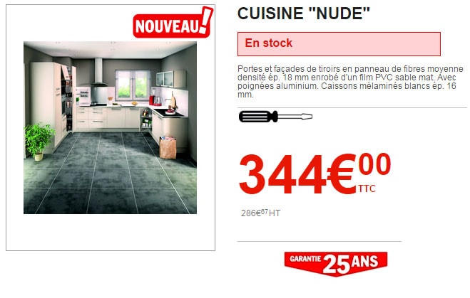 cuisine Brico Dépôt Nude