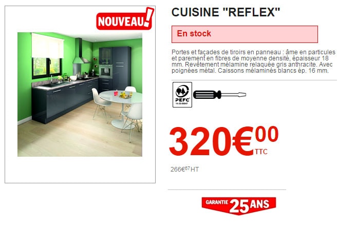 cuisine Brico Dépôt Reflex