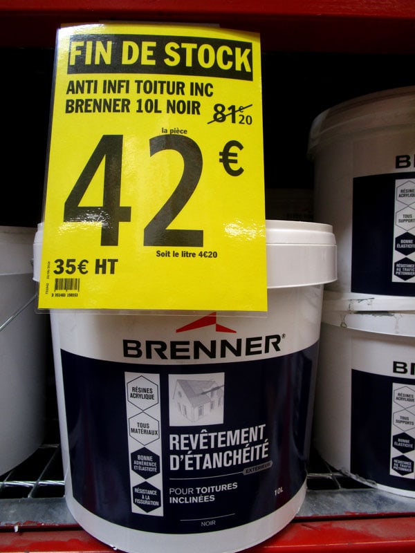 soldes brico dépot étanchéité