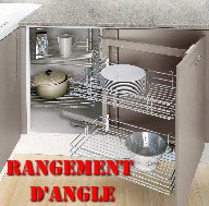 Rangement de meuble d'angle