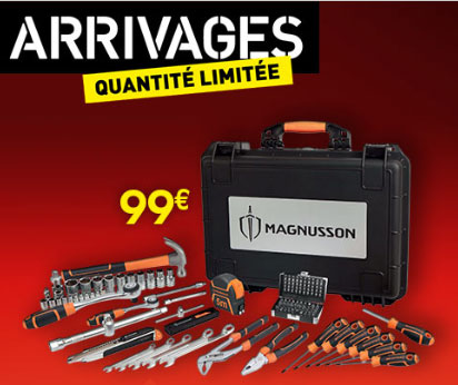 Boite a outils Magnusson - Promos Soldes Hiver 2024