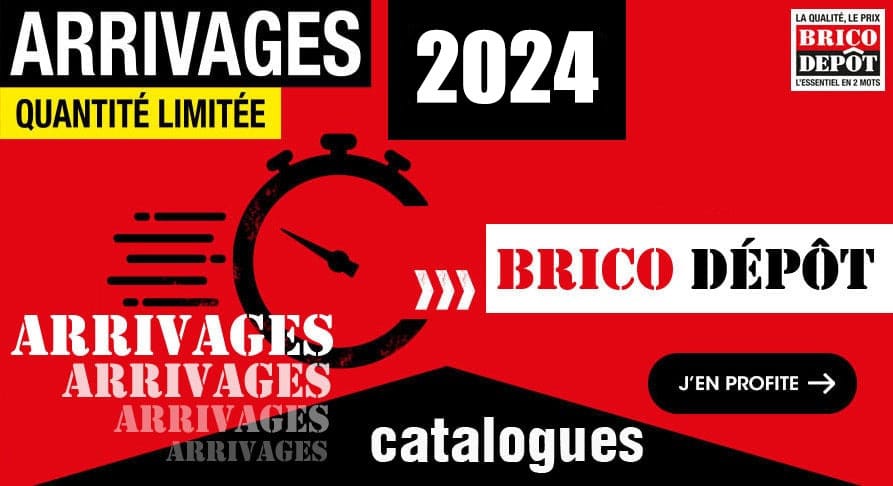 catalogue des arrivages brico dépôt 2024