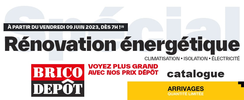 arrivages Brico Dépôt du 9 juin 2023