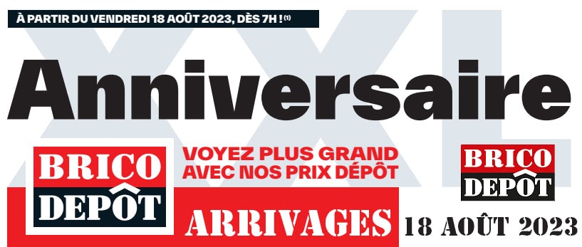 brico depot catalogue du 18 août 2023