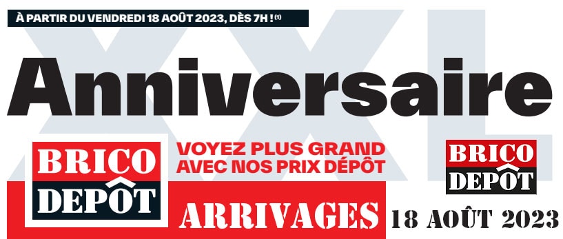 brico depot catalogue du 18 août 2023