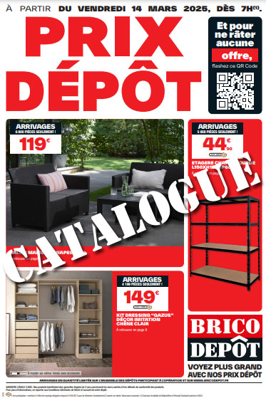 Arrivages Brico Depot du 14 mars 2025
