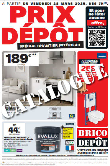 Arrivages Brico Depot du 28 mars 2025