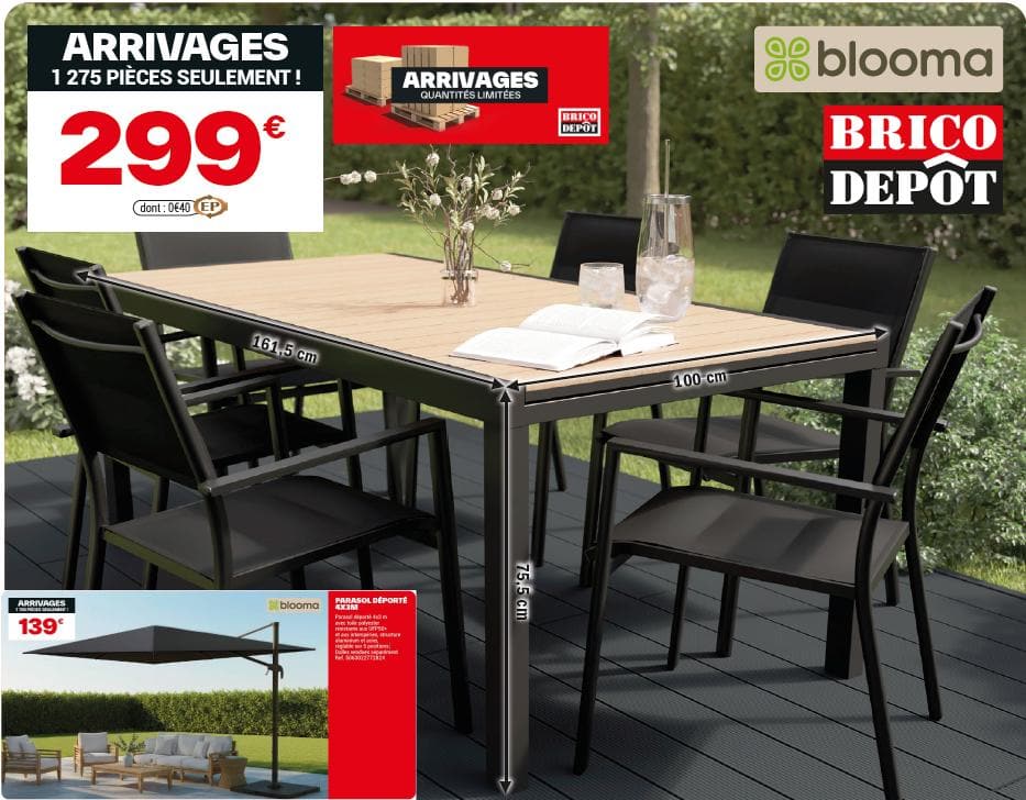 salon de jardin brico dépôt