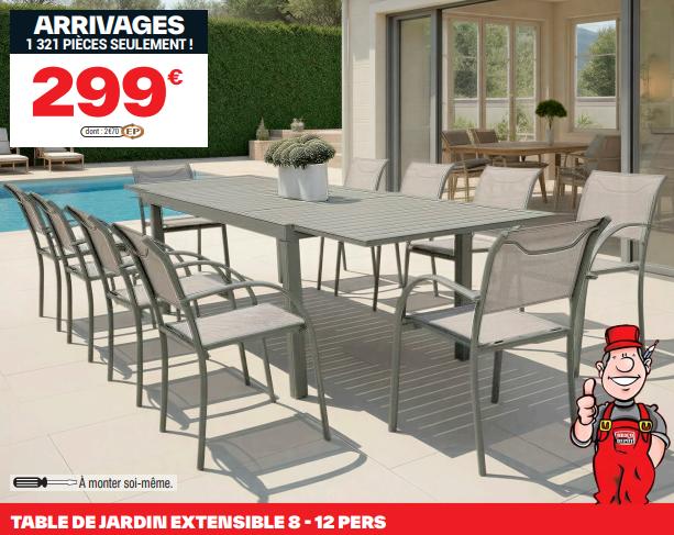 salon de jardin pas cher brico depot salon de jardin pas cher brico depot composé d'une table 12 personnes et de chaises